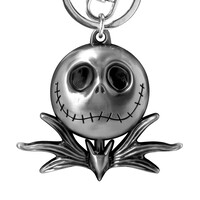 Disney Nightmare Before Christmas Jack Head Metal Keychain