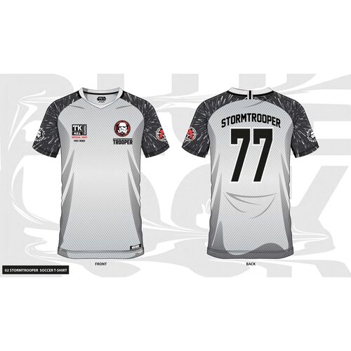 Cotton Division Star Wars Stormtrooper 77 Soccer Jersey Men XXL