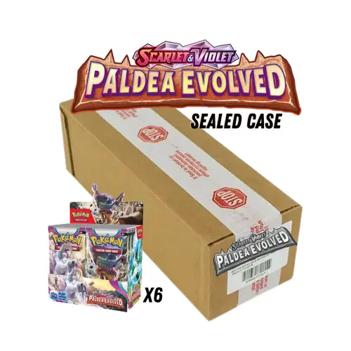 The Pokemon Company Pokemon TCg Paldea Evolved 6 Booster Box Case