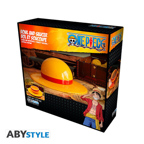 Abystyle One Piece Bowl And Saucer Straw Hat