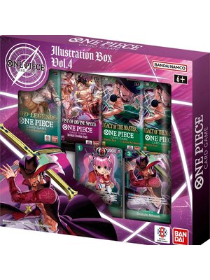 Bandai One Piece TCG Illustration Box Vol 4 (4 Boosters)