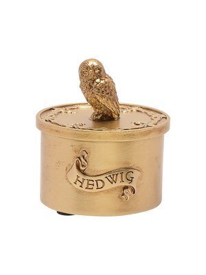Widdop Harry Potter Hedwig Gold Trinket Box