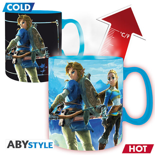Abystyle The Legend of Zelda Heat Change Mug 460ml Breath of The Wild