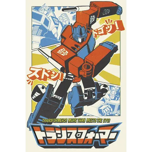 Abystyle Transformers Maxi Poster 91,5x61cm Optimus Prima Manga
