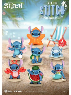 Beast Kingdom Lilo & Stitch Stitch Summer Dress Up 6 Figure Set 9cm