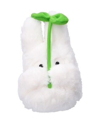 Semic Ghibli My Neighbour Totoro White Totoro With Leaf Nakayoshi Plush