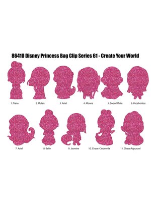 Monogram Disney Princess Series 64 3D Foam Keychain Mystery
