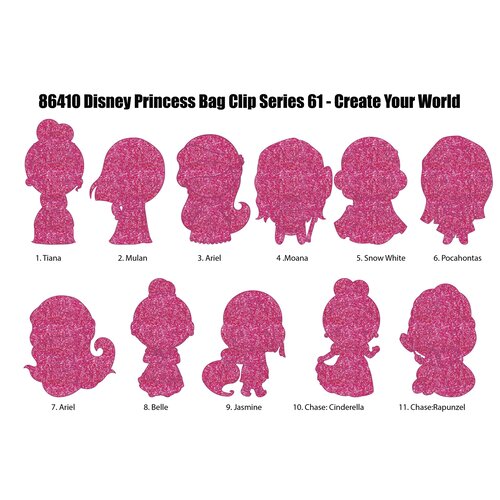 Monogram Disney Princess Series 64 3D Foam Keychain Mystery