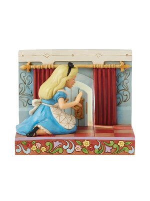 Enesco Disney Traditions Alice in Wonderland Curiouser and Curiouser With Led