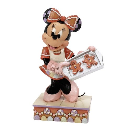 Enesco Disney Traditions Minnie Mouse With Gingerbread Cookies Baking Bliss
