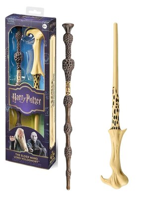 The Noble Collection Harry Potter 2 PVC Wands Lord Voldemort & Elder Wand