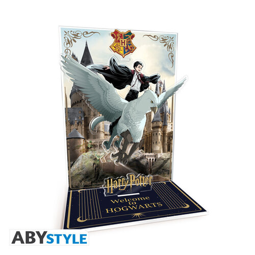 Abystyle Harry Potter Acryl Diorama Harry & Buck in Hogwarts