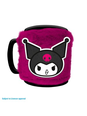 Pyramid Hello Kitty Kuromi Fuzzy Mug 440ml