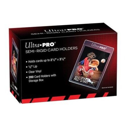 Ultra Pro Ultra Pro Semi-Rigit 1/2 Inch Lip Sleeves (200)