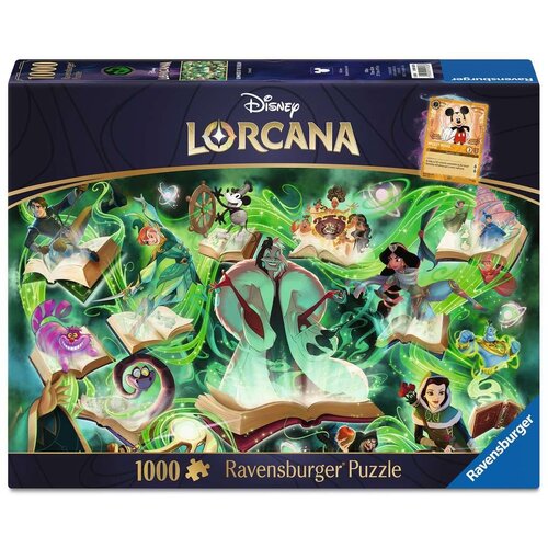 Ravensburger Disney Lorcana Emerald Puzzle 1000p + 1 Promo Card