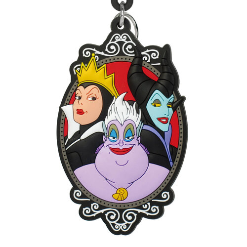 Monogram Disney Evil Queen Ursula Maleficent Soft Touch Keychain Clip