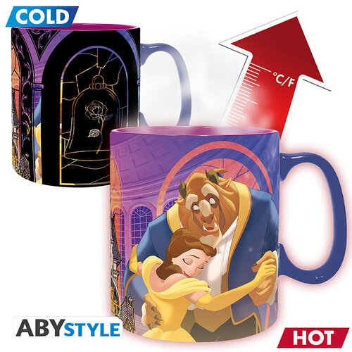 Abystyle Disney Beauty and the Beast Mug Heat Change 460ml