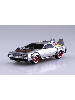 Back to the future Back To The Future 3 Delorean Model Kit 1/43 10cm