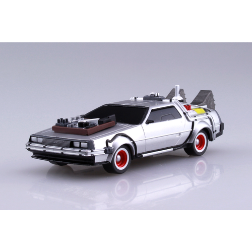 Back to the future Back To The Future 3 Delorean Model Kit 1/43 10cm