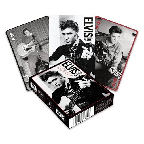 Aquarius Elvis Presley Playing Cards Black & White