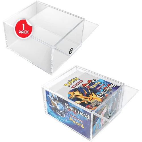 Evoretro Evoretro Premium Booster Box Acryl With Sliding Lid Anti-UV 4mm