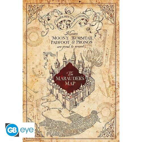 Abystyle Harry Potter Maxi Poster 91,5x61cm Marauder's Map