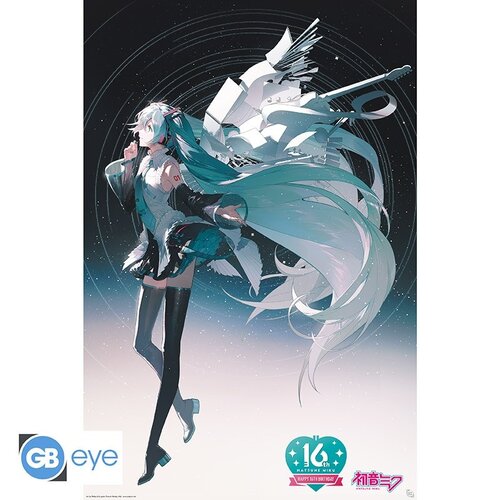 Abystyle Hatsune Miku Maxi Poster 91,5x61cm Happy 16th Birthday Miku