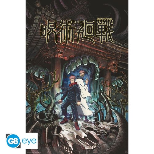 Abystyle Jujutsu Kaisen Maxi Poster 91,5x61cm Itadori & Sukuna