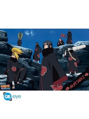 Abystyle Naruto Shippuden Maxi Poster 91,5 x 61 cm Akatsuki