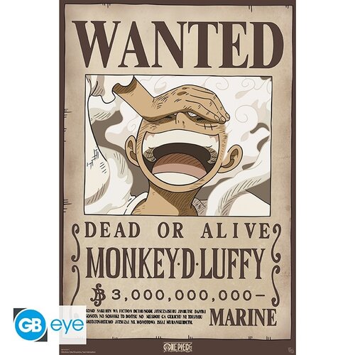 Abystyle One Piece Max Poster 91.5x61cm Wanted Zoro Wano