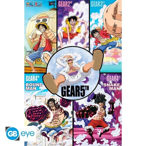 Abystyle One Piece Maxi Poster 91,5x61cm Gears History