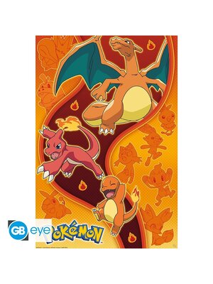 Abystyle Pokémon Maxi Poster 91,5 x 61 cm Fire Type