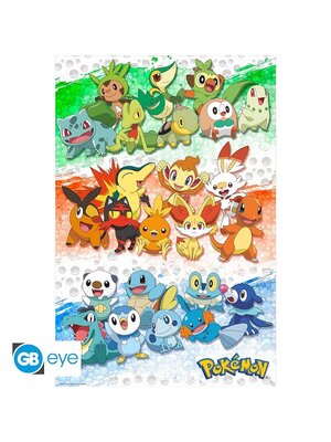 Abystyle Pokémon Maxi Poster 91,5 x 61 cm First Partners