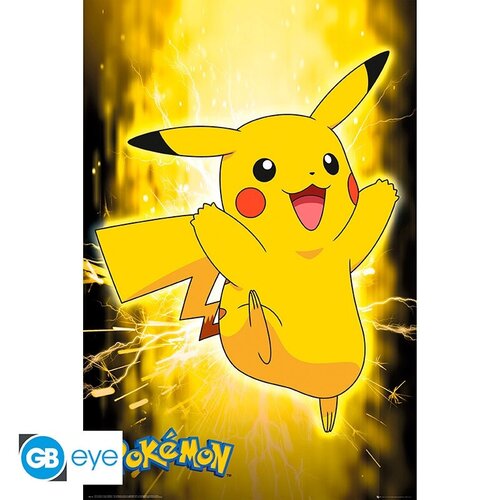 Abystyle Pokemon Maxi poster 91,5x61cm Pikachu Neon