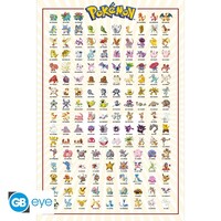 Pokemon maxi Poster Kanto 151 English 91,5x61cm