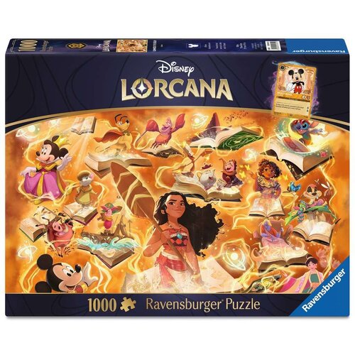 Ravensburger Disney Lorcana Amber Puzzle 1000p + 1 Promo Card