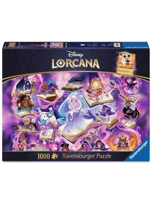Ravensburger Disney Lorcana Amethyst Puzzle 1000p + 1 Promo Card