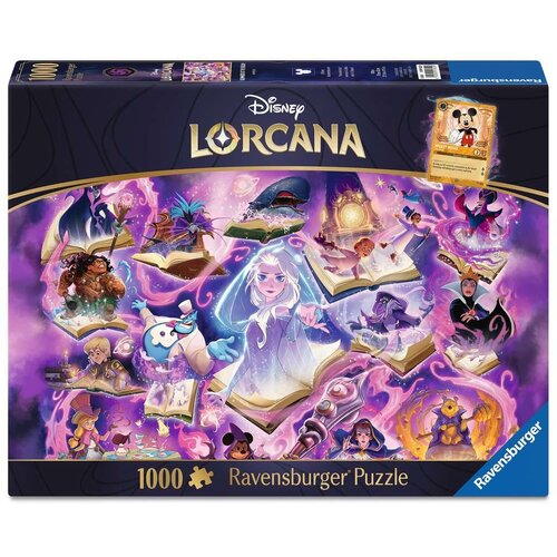 Ravensburger Disney Lorcana Amethyst Puzzle 1000p + 1 Promo Card