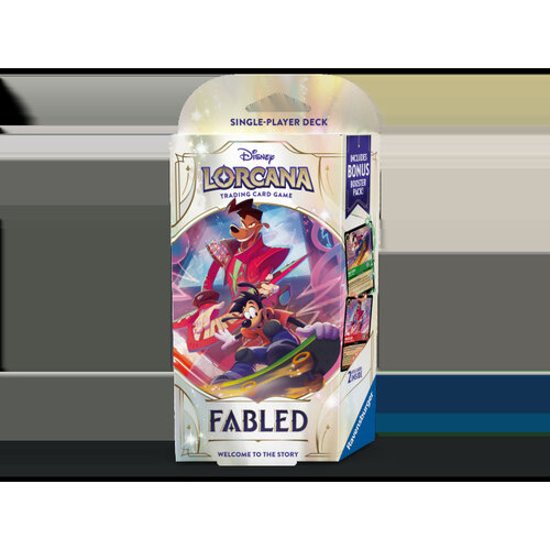 Ravensburger Disney Lorcana TCG Fabled Max Goof Starter Deck