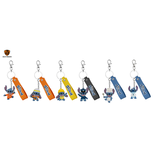Beast Kingdom Disney Stitch Job Experience Camp Series 12 Keychain 4cm