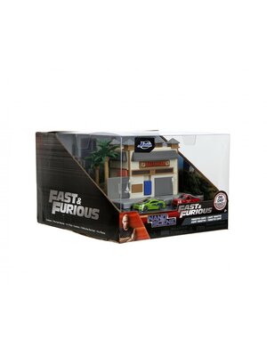 Jada Toys Fast and The Furious Nano Dom Toretto's House Diorama