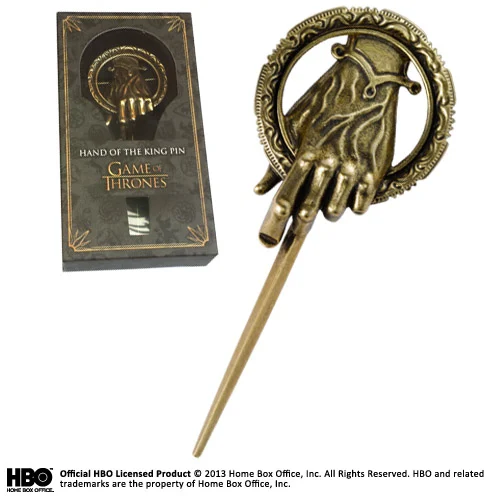 The Noble Collection Game Of Thrones Hand Of The King Brooch