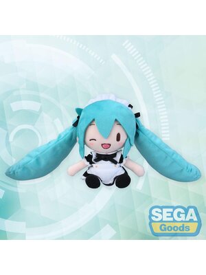 Sega Goods Hatsune Miku Project Diva Fuwa Petit Mini Pluche Miku Maid ver. 16cm