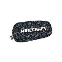 Minecraft Logo Oval Pencil Case