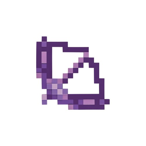 Konix Minecraft Purple Enchanted Bow & Arrow 45x32c4cm