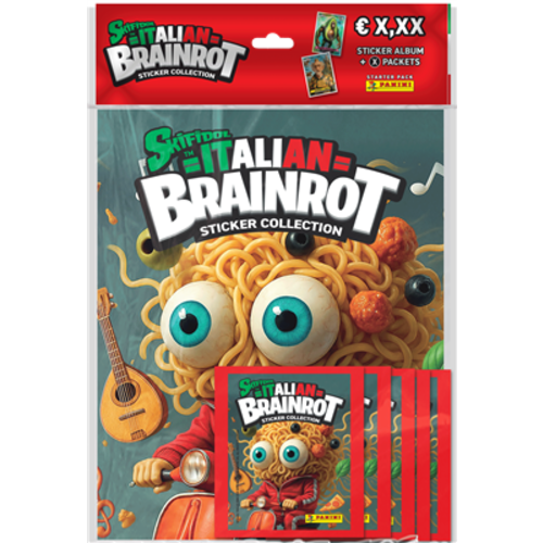 Panini Skifidol Italian Brainrot Sticker Starter Pack Panini