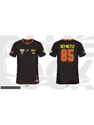 Cotton Division Back To The Future Hey Mcfly 85 Soccer Jersey Tshirt Men Size XL