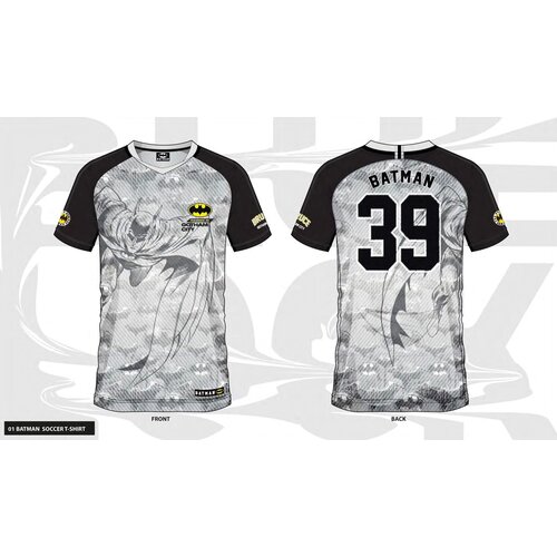 Cotton Division DC Batman 39 Soccer Jersey Tshirt Men Size M