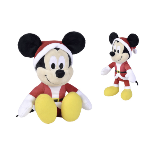 Simba Toys Disney Mickey With Christmas Hat Pluche 25cm