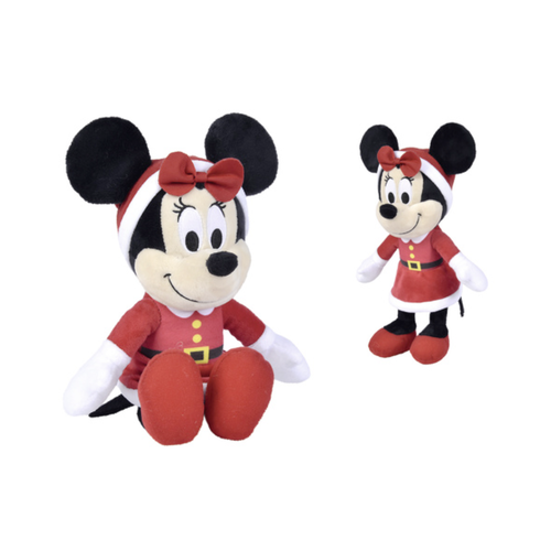 Simba Toys Disney Minnie With Christmas Costume Pluche 25cm